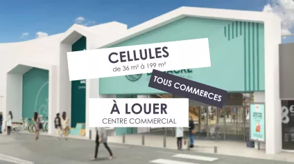 LOCAUX COMMERCIAUX A LOUER - Centre commercial COTE DE NACRE - Offre immobilière - Arthur Loyd